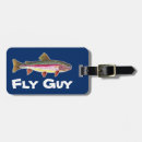 Suche nach fliegenfischen gepäckanhänger Für ihn