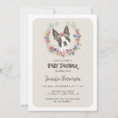 Suche nach boston terrier einladungen Babydusche