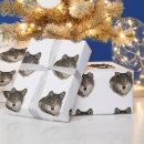 Suche nach grauer wolf geschenkpapier Kopf