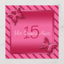 Suche nach rote schmetterlinge einladungen Quinceanera