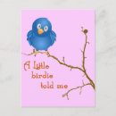 Suche nach tweeten sie postkarten Birdie