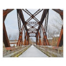 Suche nach eisenbahnbrücke poster Winter