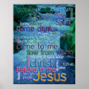 Suche nach lebendes wasser poster Jesus