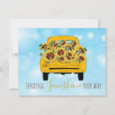 Suche nach gelber lkw karten Sonnenblumen