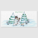 Suche nach hund im schnee karten Weihnachtsbaum