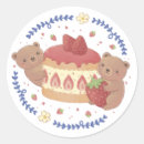 Suche nach erdbeerkuchen aufkleber Niedlich