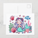 Suche nach meerjungfrau postkarten Unter dem meer