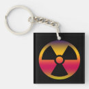 Suche nach radioaktivität schlüsselanhänger Symbol