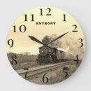 Suche nach eisenbahnen wanduhren Für ihn