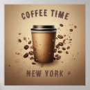 Suche nach kaffeebohnen poster Heiß