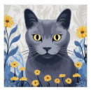 Suche nach russisches blau poster Für katzenliebhaber