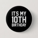 Suche nach 10 geburtstag buttons Junge