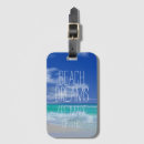 Suche nach sandiger strand gepäckanhänger Meer