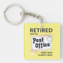 Suche nach ruhestand schlüsselanhänger Postbote