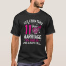 Suche nach 11 hochzeitstag tshirts Paar