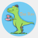 Suche nach t rex aufkleber Dinosaurier cartoon