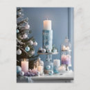 Suche nach weihnachtskerze postkarten Festlich