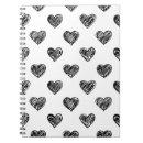 Suche nach weißes herz kleine notizbücher Für sie