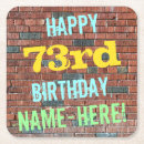 Suche nach graffiti untersetzer 73 geburtstag