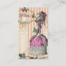 Suche nach vintage dame visitenkarten Französisch