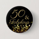 Suche nach 50 geburtstags party buttons Schwarz
