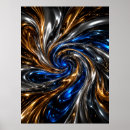 Suche nach silber und blau poster Metall