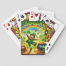 Suche nach leprechaun spielkarten Glücklich