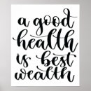 Suche nach gesundheit poster Nahrung