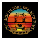 Suche nach einen trinken poster Kaffee