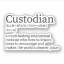 Suche nach hausmeister aufkleber Hüterin