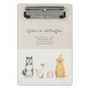 Suche nach niedliche katzen klemmbrett Kleintiere