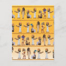 Suche nach hieroglyphen postkarten Tempel
