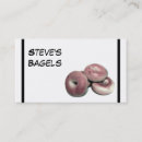 Suche nach bagel visitenkarten Frühstück