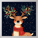Suche nach reindeer poster Weihnachtsdekoration