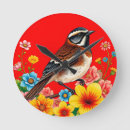 Suche nach bunte blumen wanduhren Illustration