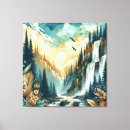 Suche nach wasserfall auf leinwand leinwandbilder Berge