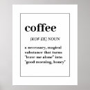 Suche nach lustiger kaffee poster Für sie