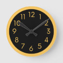 Suche nach gelb und schwarzes wanduhren Für sie