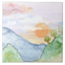 Suche nach baum fliesen Aquarell