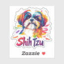 Suche nach shih tzu hund aufkleber Schicken