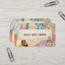 Suche nach patchwork visitenkarten Gingham
