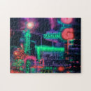 Suche nach neon puzzle Fotografie