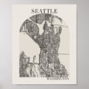 Suche nach seattle poster Minimalistisch