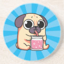 Suche nach cartoon mops untersetzer Niedlich