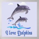 Suche nach delphin im ozean poster Niedlich