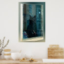 Suche nach katze fenster poster Schwarz