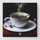 Suche nach kaffeebohnen wanduhren Kaffeezeit