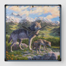 Suche nach wolf schnee wanduhren Berge