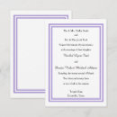 Suche nach lavender hochzeit einladungen Formell