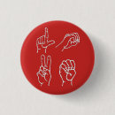 Suche nach amerikanische gebärdensprache buttons Asl